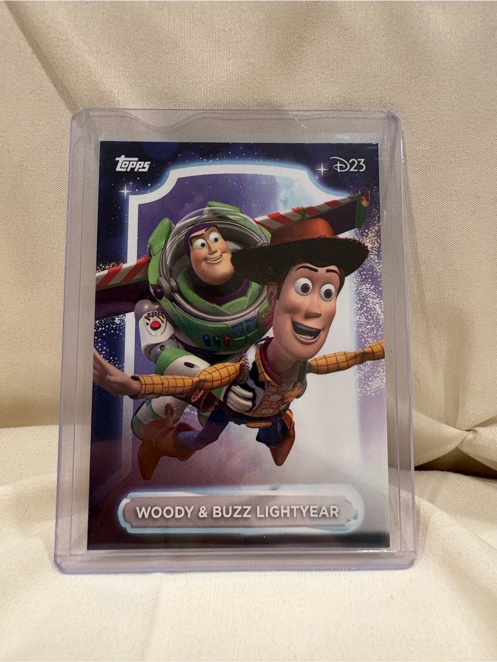 2026 Disney D23 Toy Story Exclusive Topps Trading Cards Promo Card in Hardsleeve